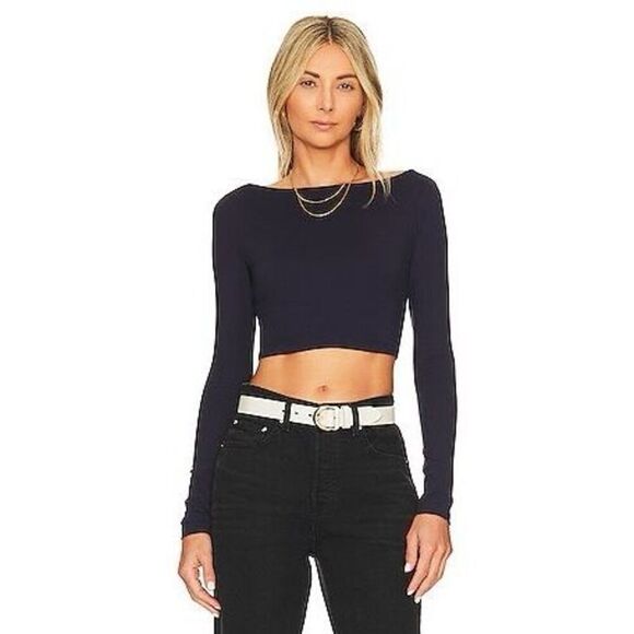 Susana Monaco Tops - Susana Monaco scoop back crop top NEW NWT